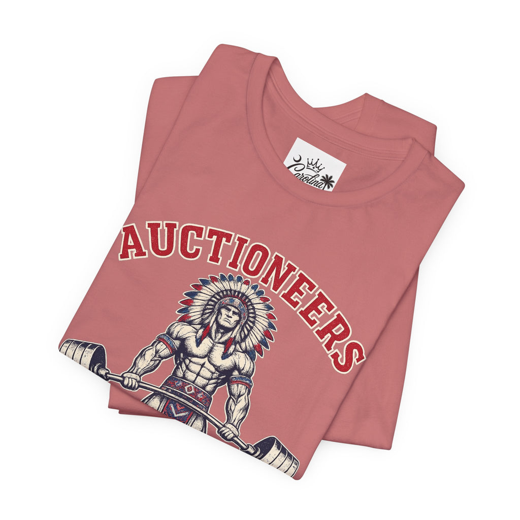 "Auctioneer Gym" Unisex Jersey Short Sleeve Tee