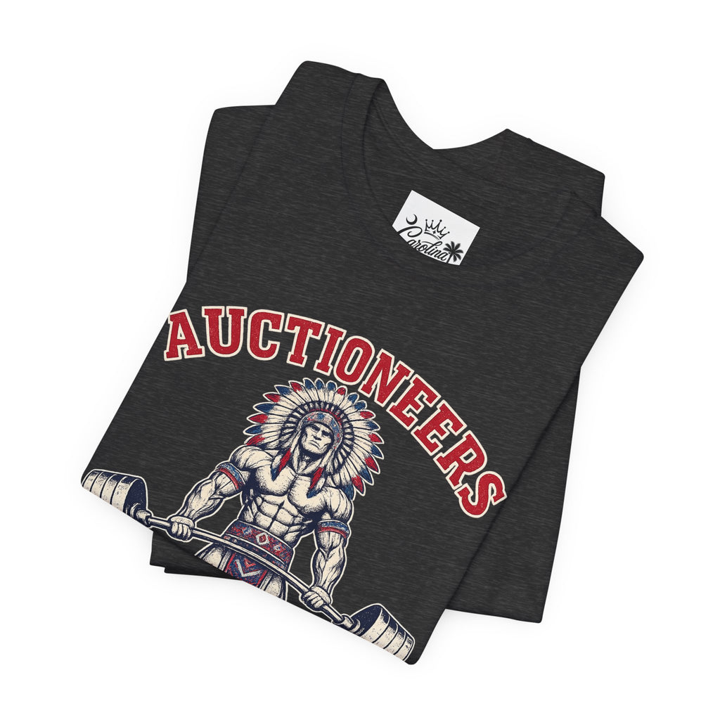 "Auctioneer Gym" Unisex Jersey Short Sleeve Tee