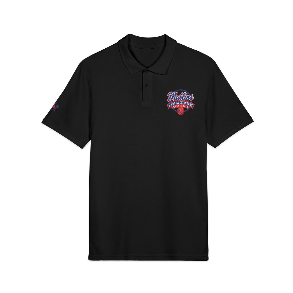Lady Auctioneers Basketball Unisex Pique Polo Shirt (Embroidery)