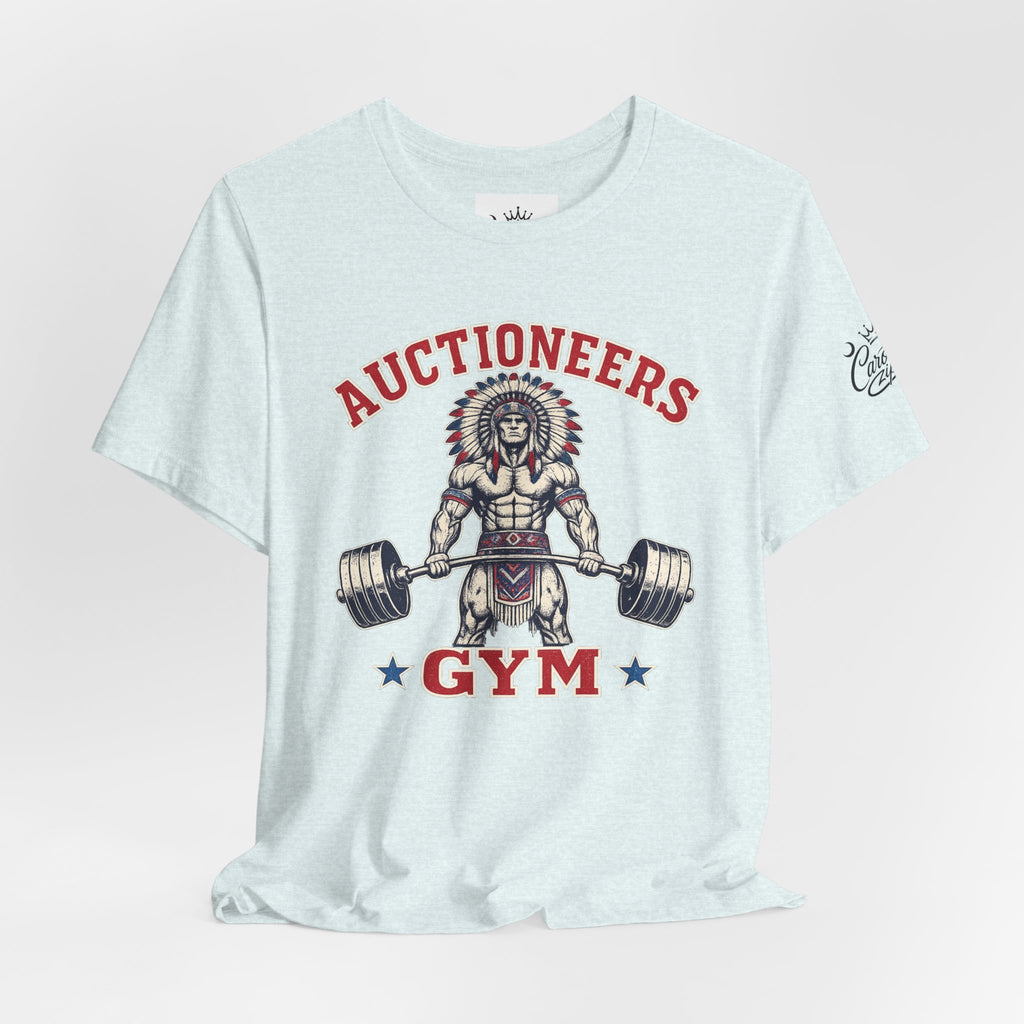 "Auctioneer Gym" Unisex Jersey Short Sleeve Tee