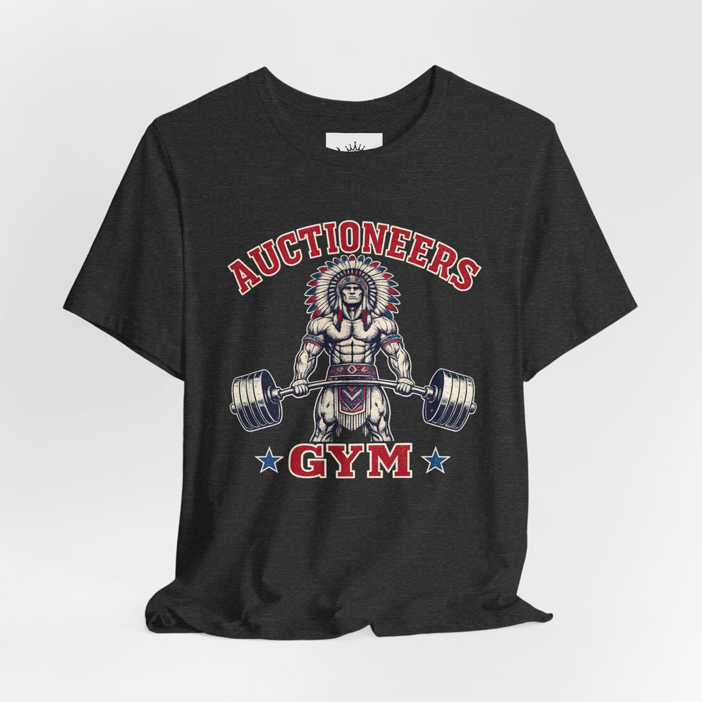 "Auctioneer Gym" Unisex Jersey Short Sleeve Tee