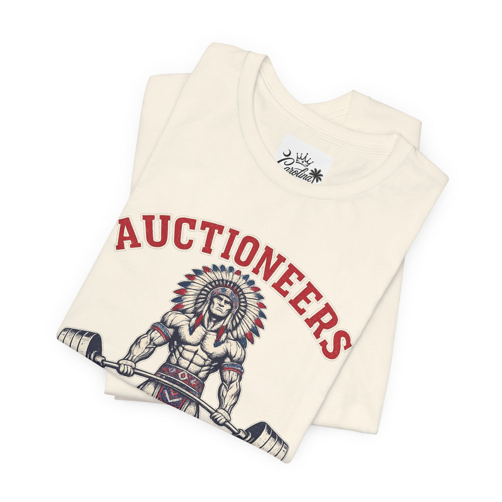 "Auctioneer Gym" Unisex Jersey Short Sleeve Tee