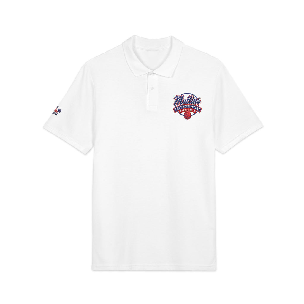 Lady Auctioneers Basketball Unisex Pique Polo Shirt (Embroidery)