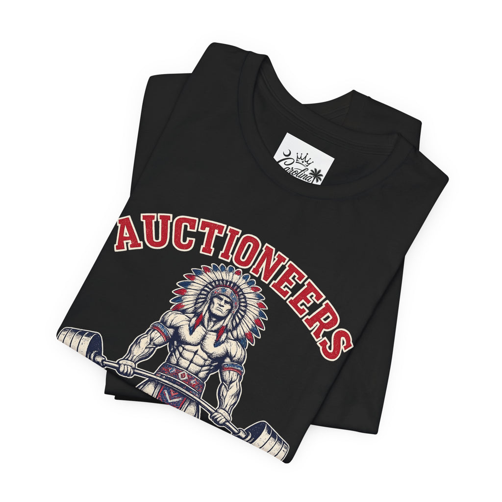 "Auctioneer Gym" Unisex Jersey Short Sleeve Tee