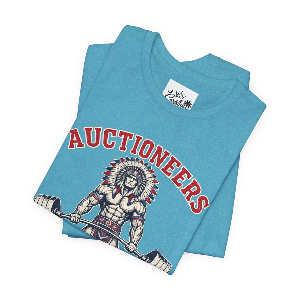 "Auctioneer Gym" Unisex Jersey Short Sleeve Tee