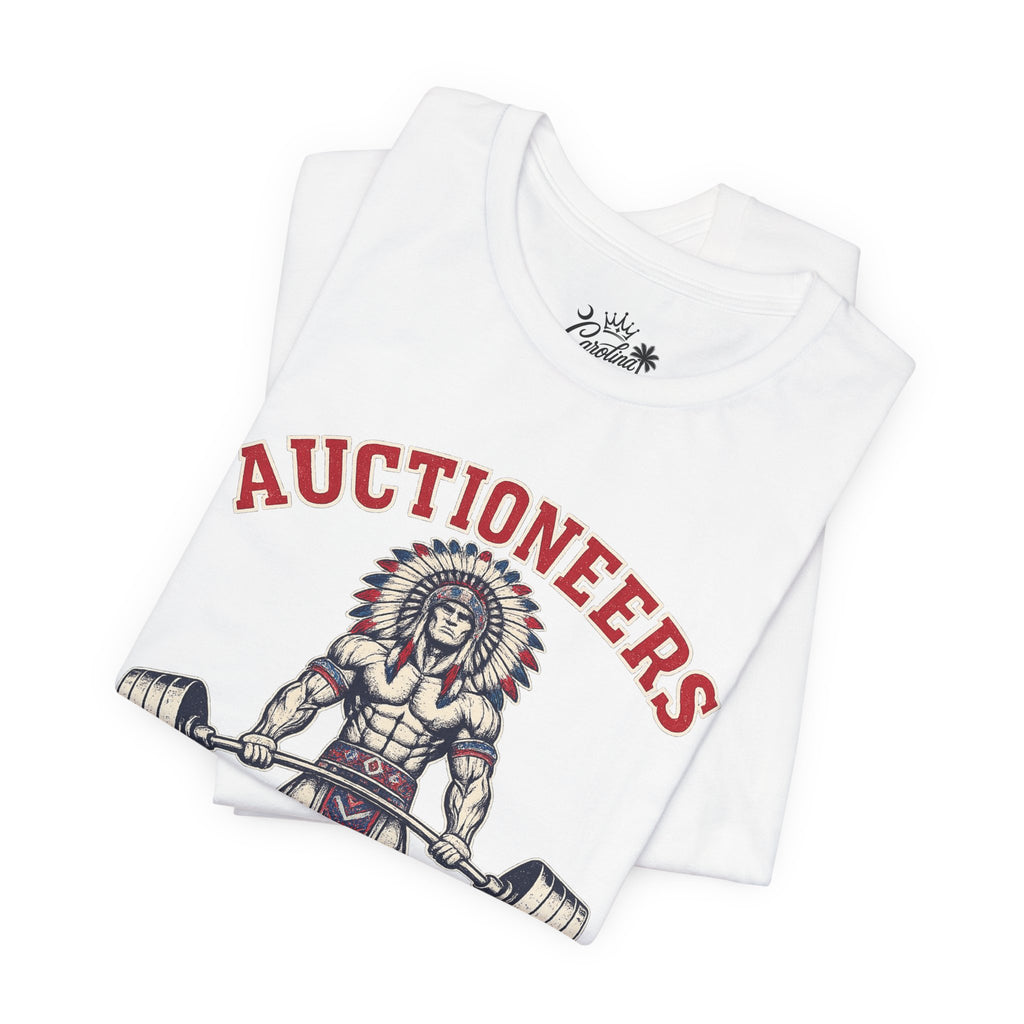 "Auctioneer Gym" Unisex Jersey Short Sleeve Tee