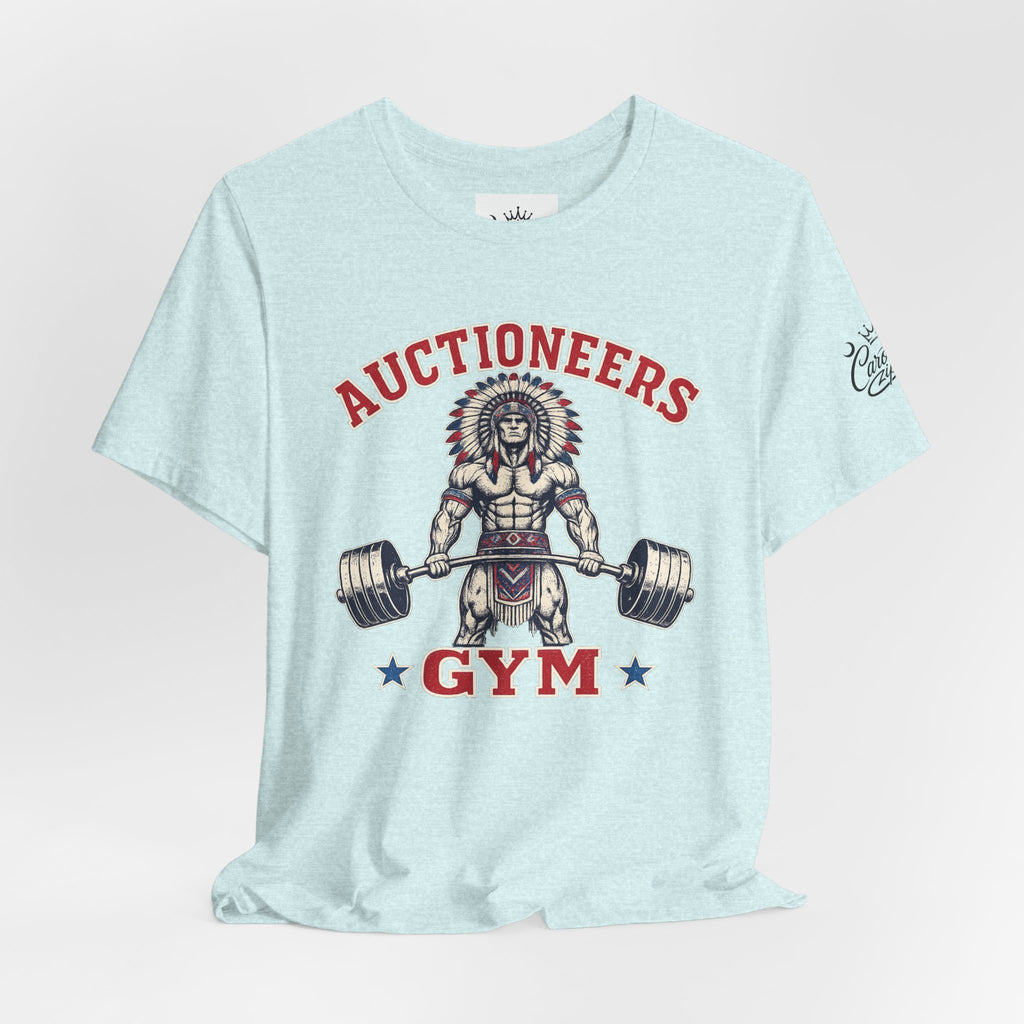 "Auctioneer Gym" Unisex Jersey Short Sleeve Tee