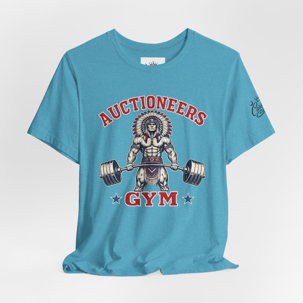 "Auctioneer Gym" Unisex Jersey Short Sleeve Tee