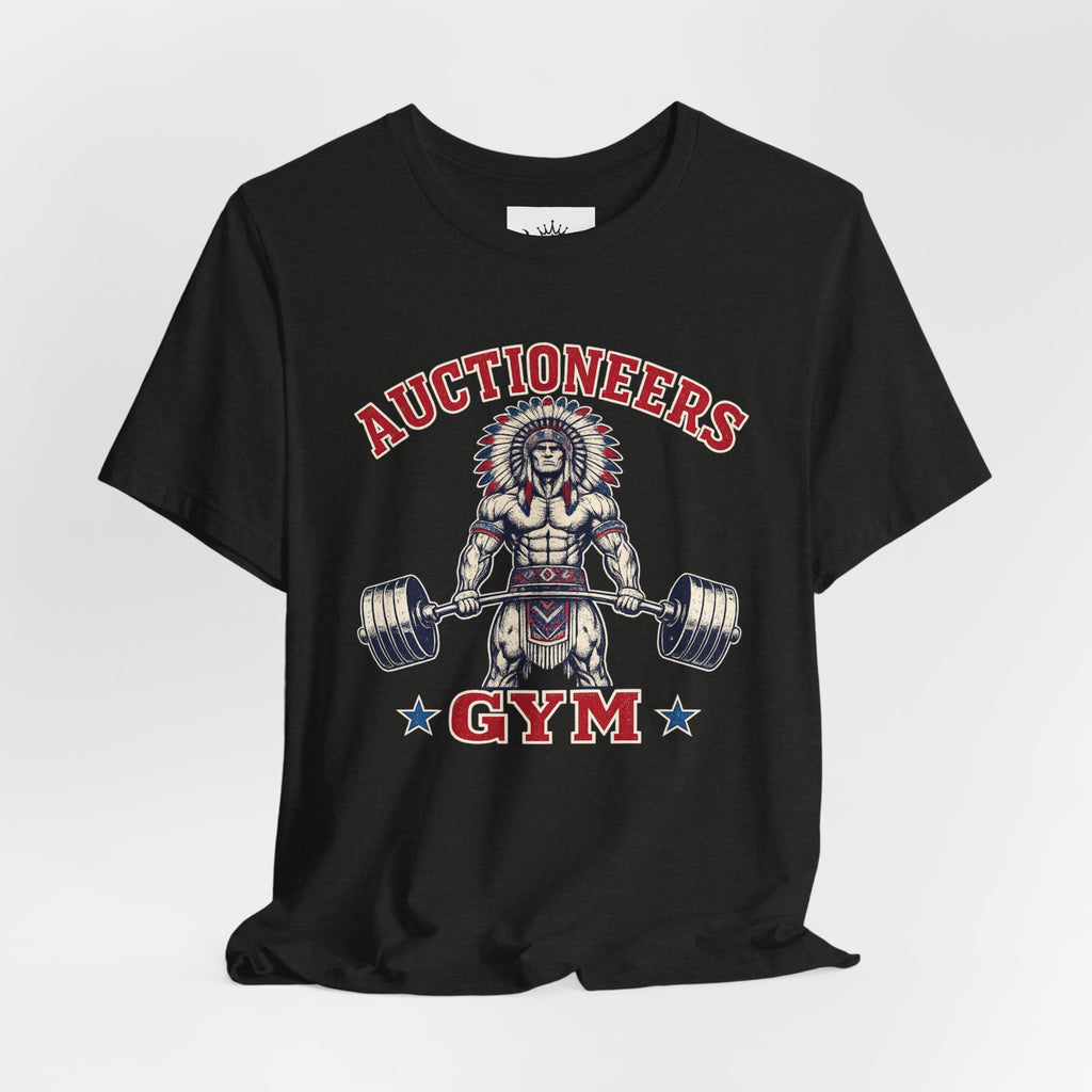 "Auctioneer Gym" Unisex Jersey Short Sleeve Tee