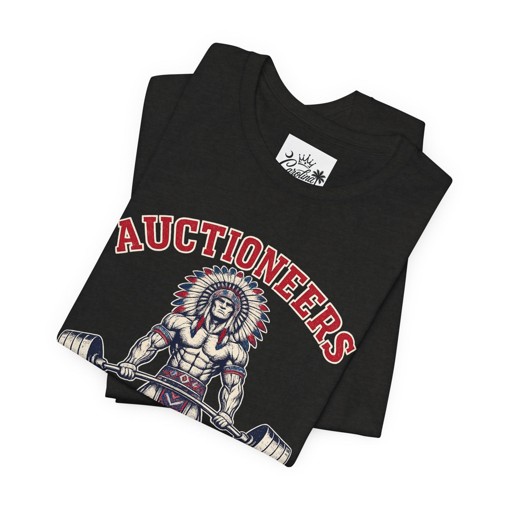 "Auctioneer Gym" Unisex Jersey Short Sleeve Tee