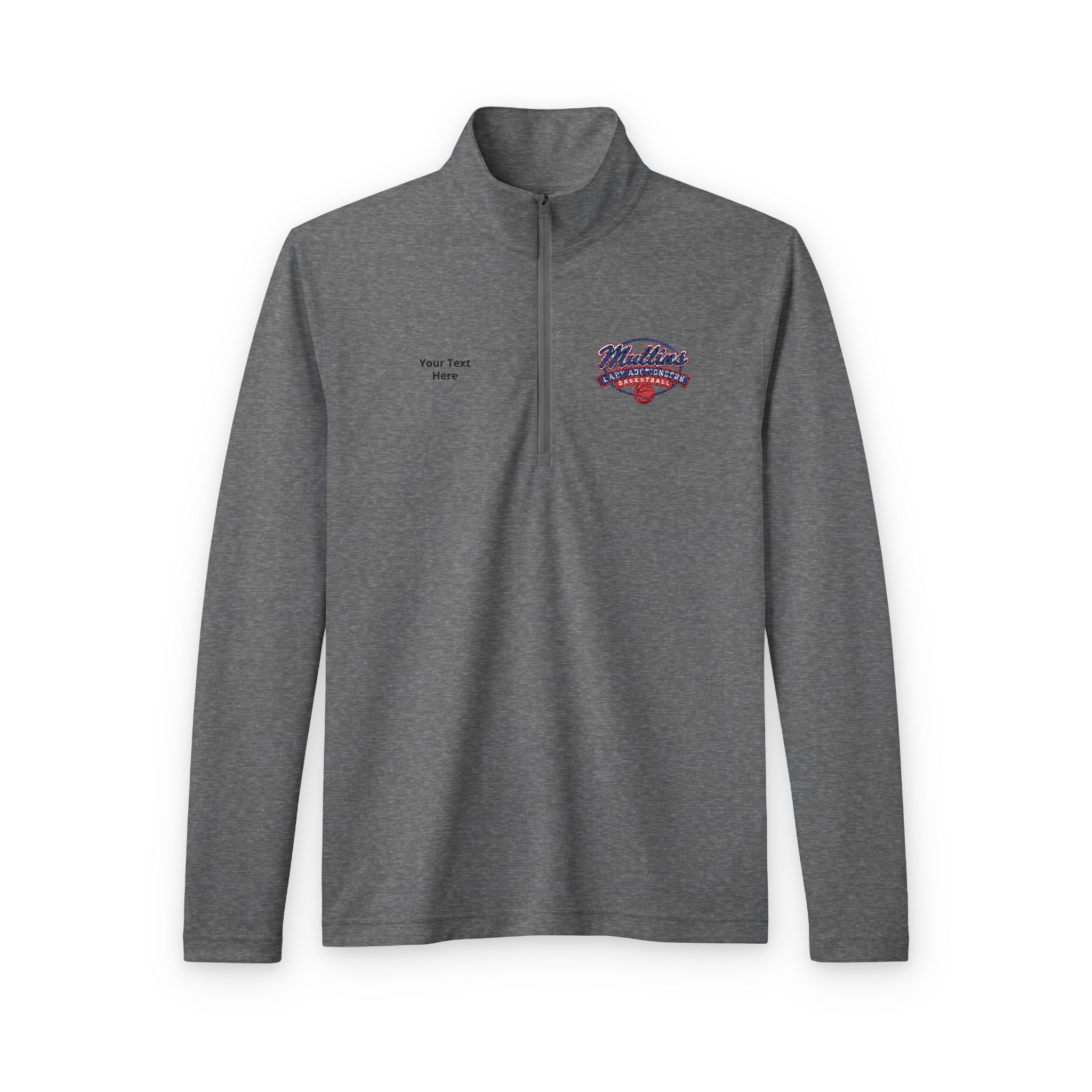 Men's PosiCharge® Tri-Blend Wicking Quarter-Zip Pullover
