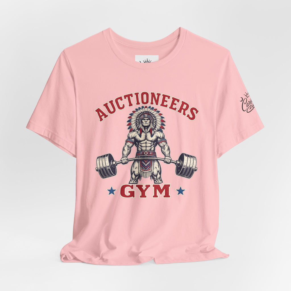 "Auctioneer Gym" Unisex Jersey Short Sleeve Tee