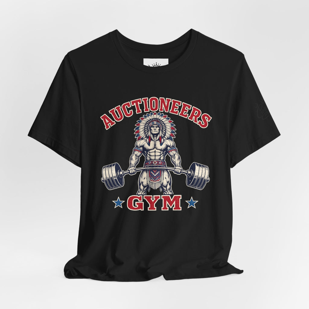 "Auctioneer Gym" Unisex Jersey Short Sleeve Tee