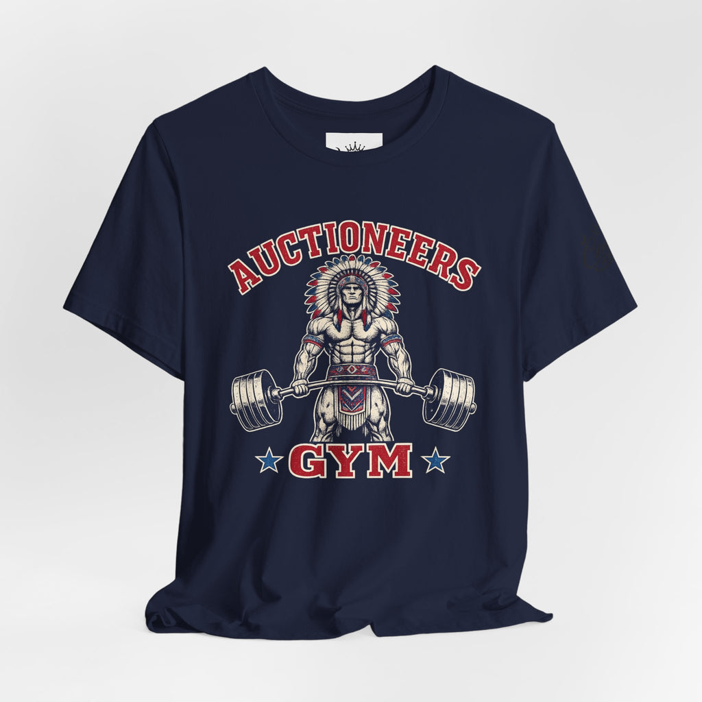 "Auctioneer Gym" Unisex Jersey Short Sleeve Tee
