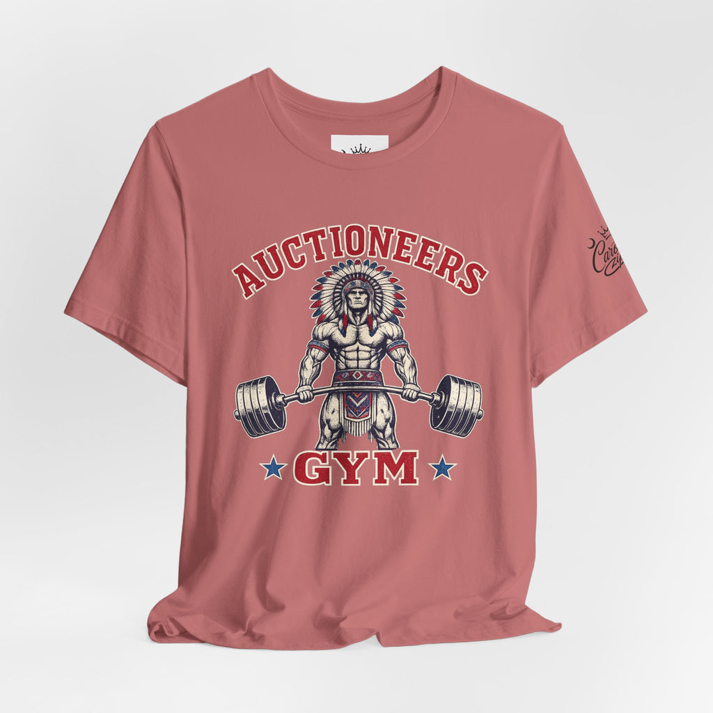"Auctioneer Gym" Unisex Jersey Short Sleeve Tee
