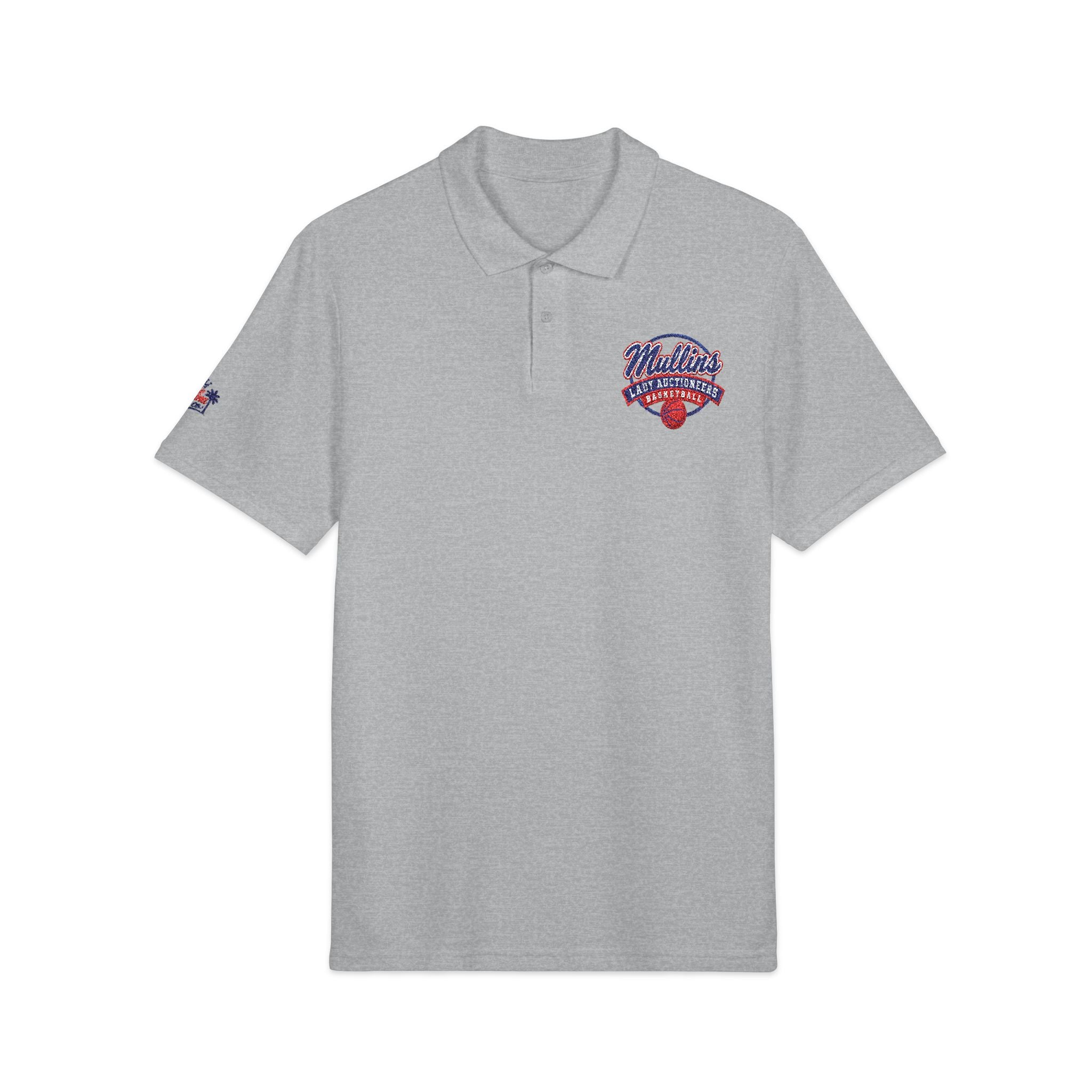 Lady Auctioneers Basketball Unisex Pique Polo Shirt (Embroidery)