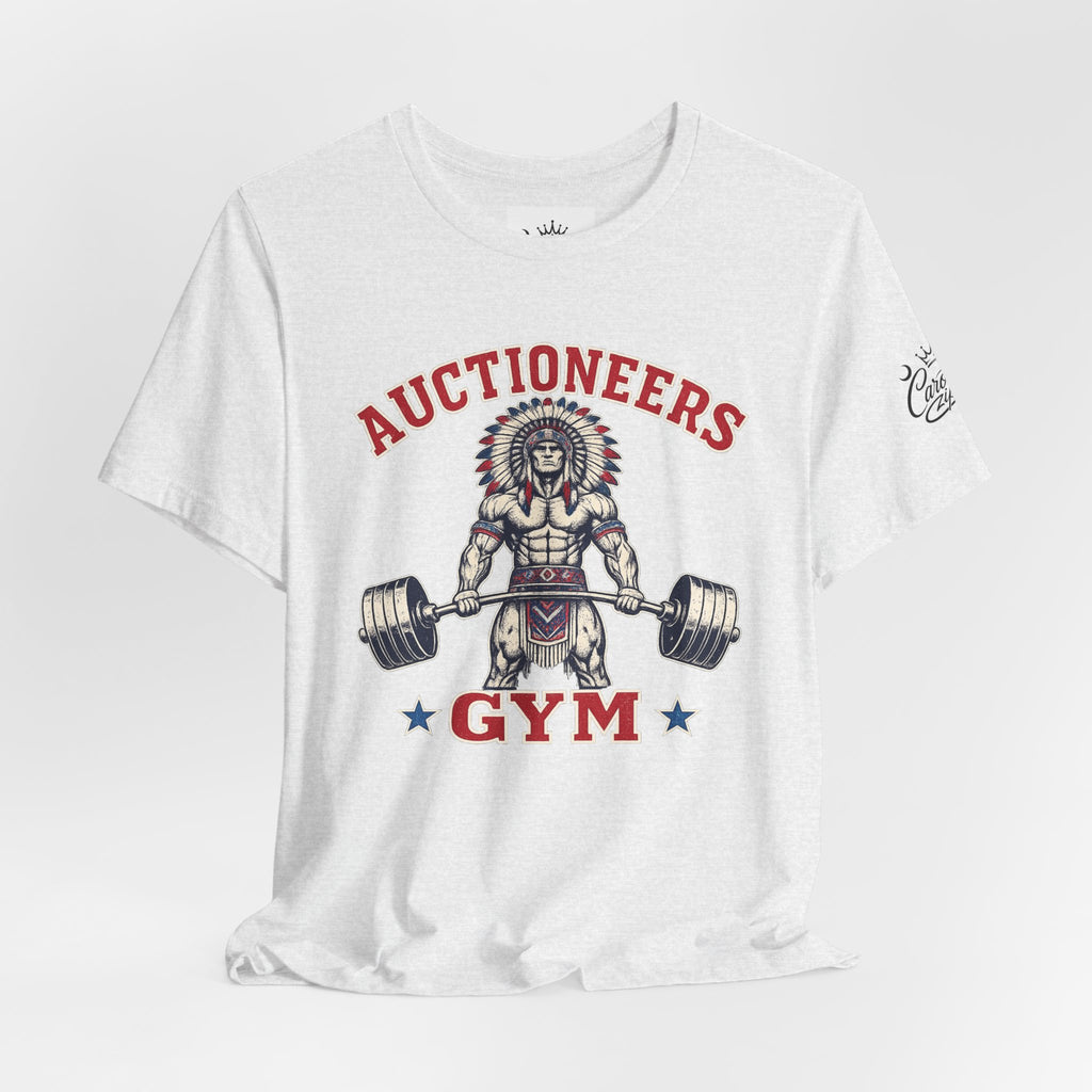"Auctioneer Gym" Unisex Jersey Short Sleeve Tee