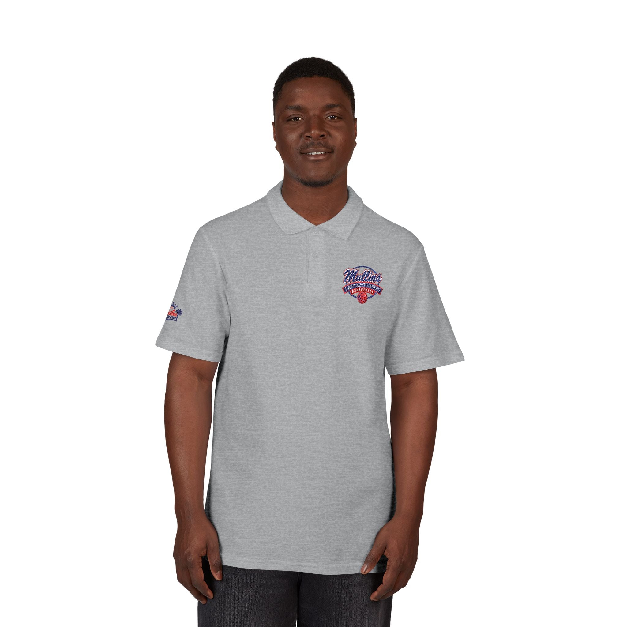 Lady Auctioneers Basketball Unisex Pique Polo Shirt (Embroidery)