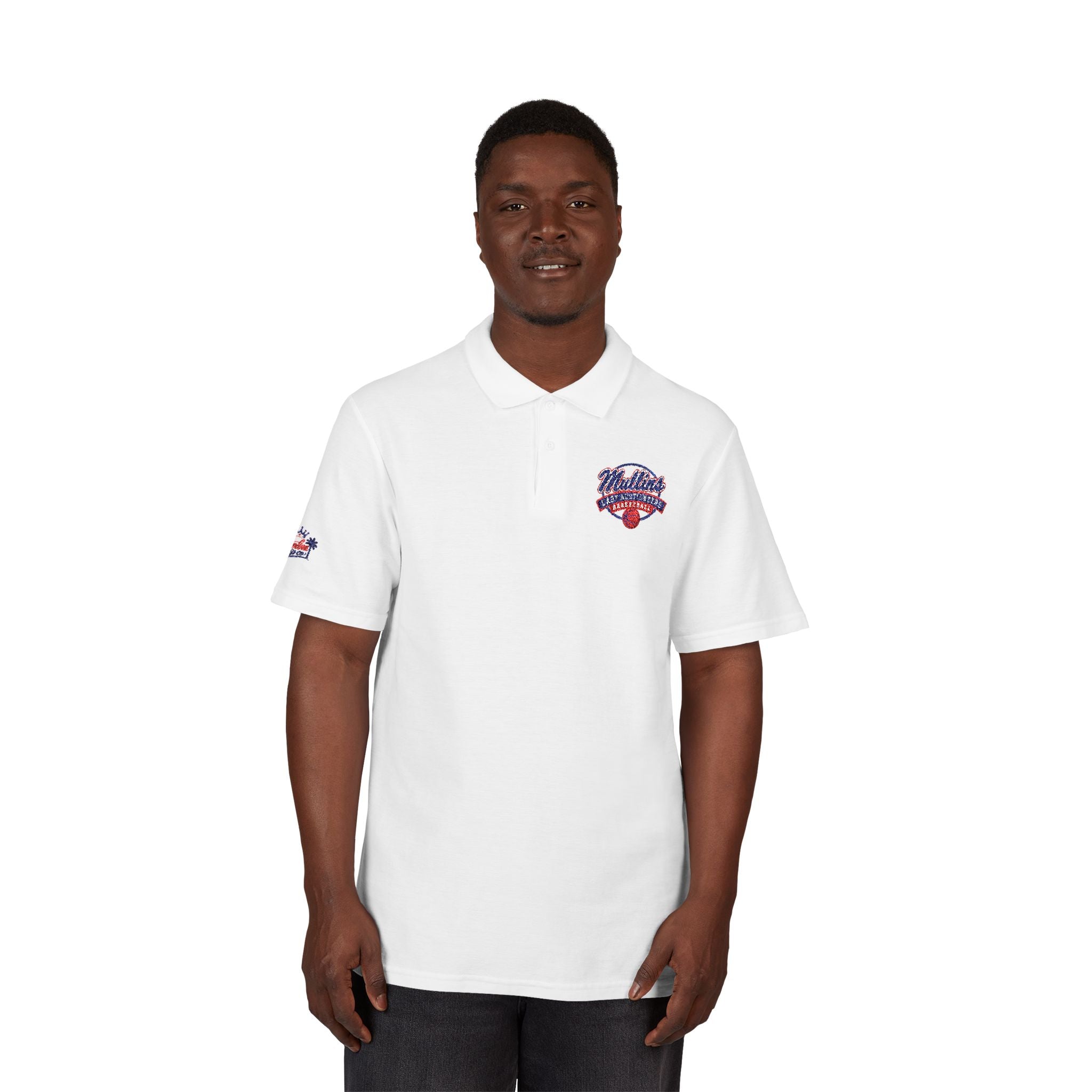 Lady Auctioneers Basketball Unisex Pique Polo Shirt (Embroidery)