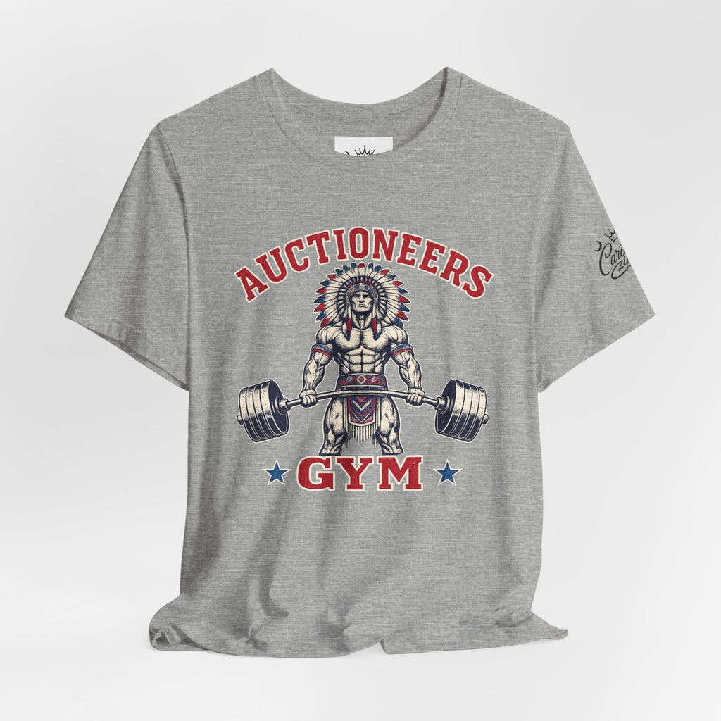 "Auctioneer Gym" Unisex Jersey Short Sleeve Tee
