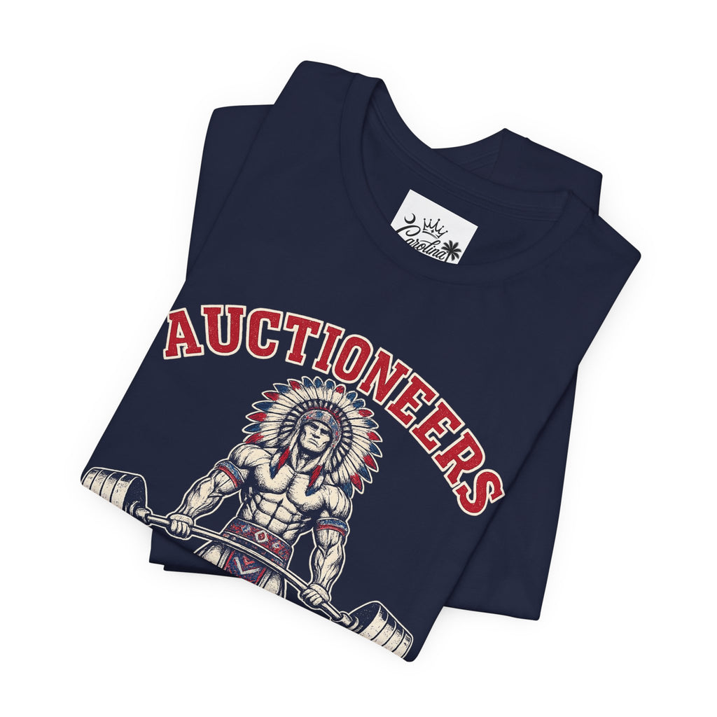 "Auctioneer Gym" Unisex Jersey Short Sleeve Tee
