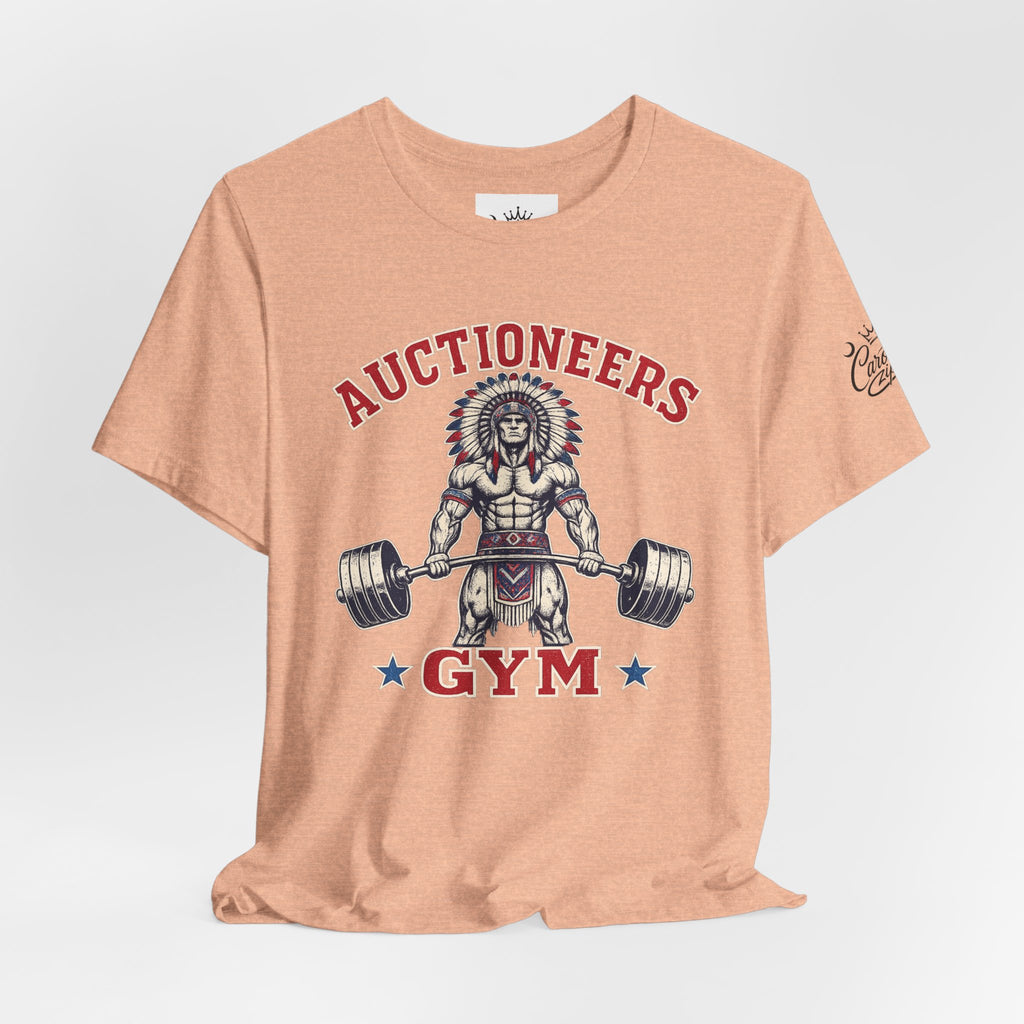 "Auctioneer Gym" Unisex Jersey Short Sleeve Tee