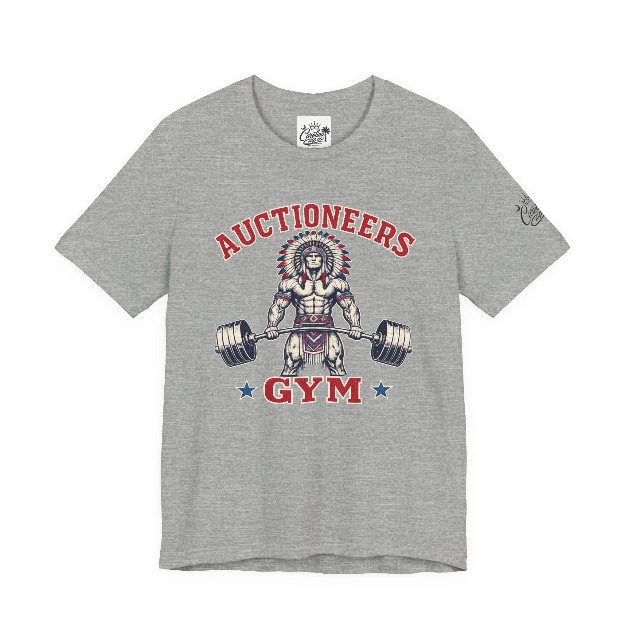"Auctioneer Gym" Unisex Jersey Short Sleeve Tee